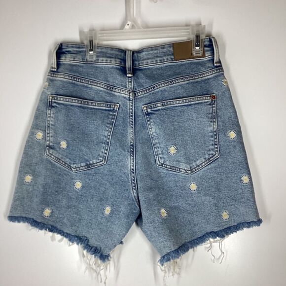 Mavi Millie Floral Detail Denim Shorts Size‎ 26 - Picture 7 of 11
